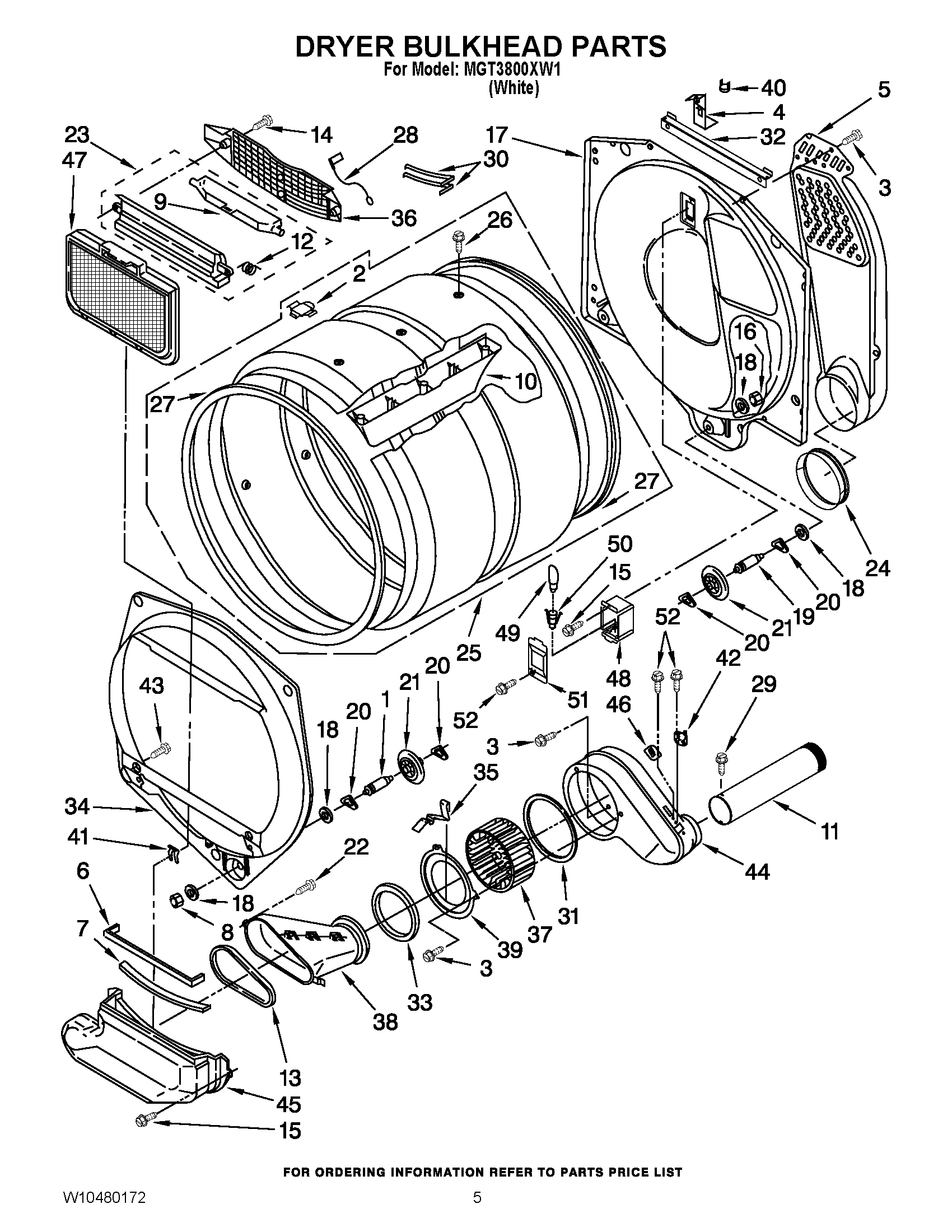 04 - DRYER BULKHEAD PARTS