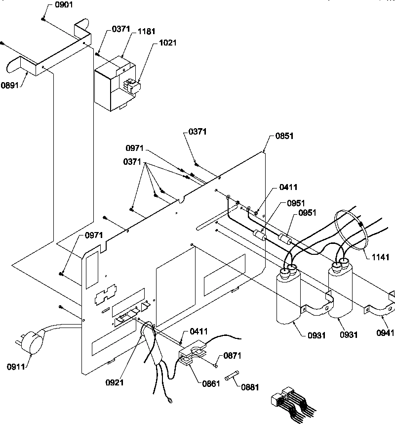 01 - BACK PANEL ASSY