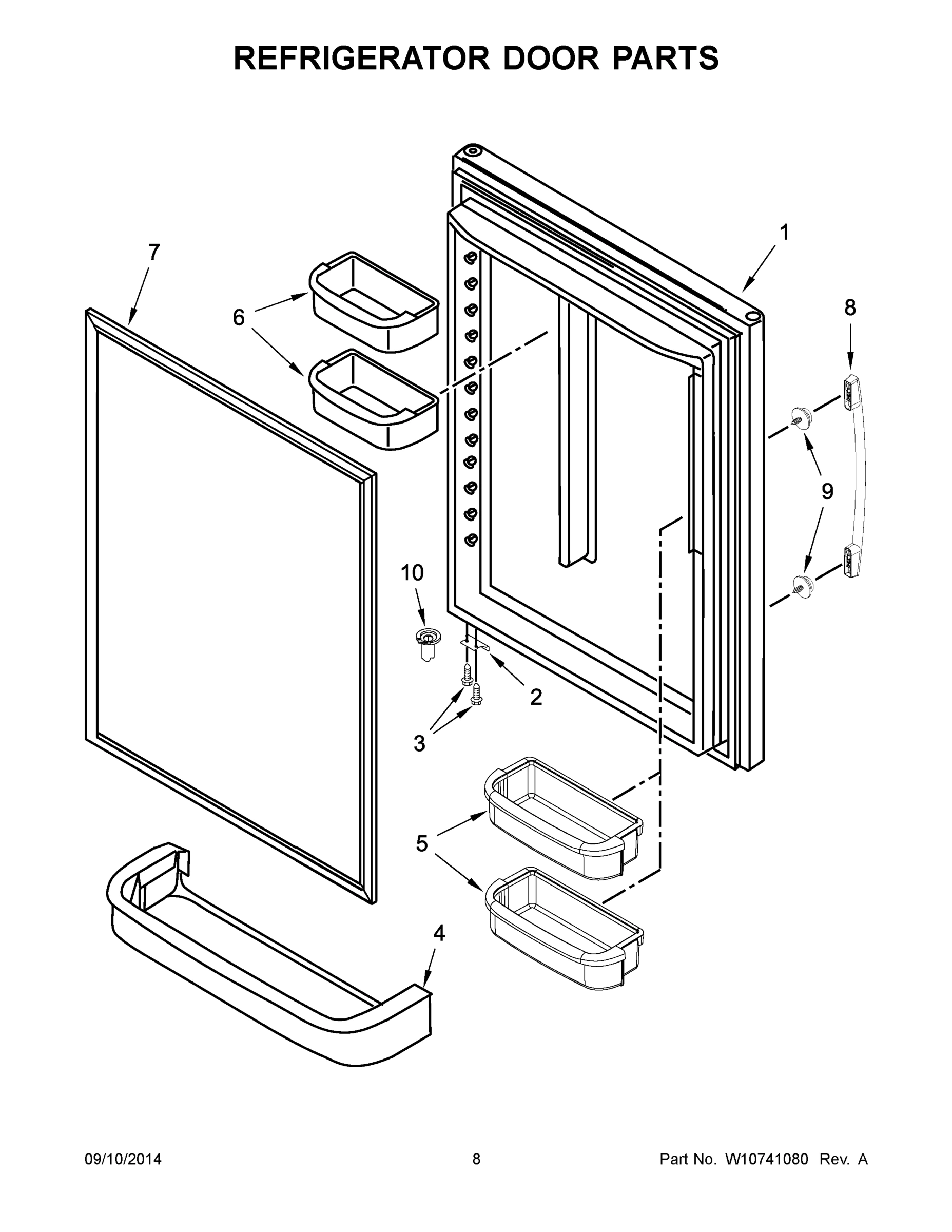 05 - REFRIGERATOR DOOR PARTS