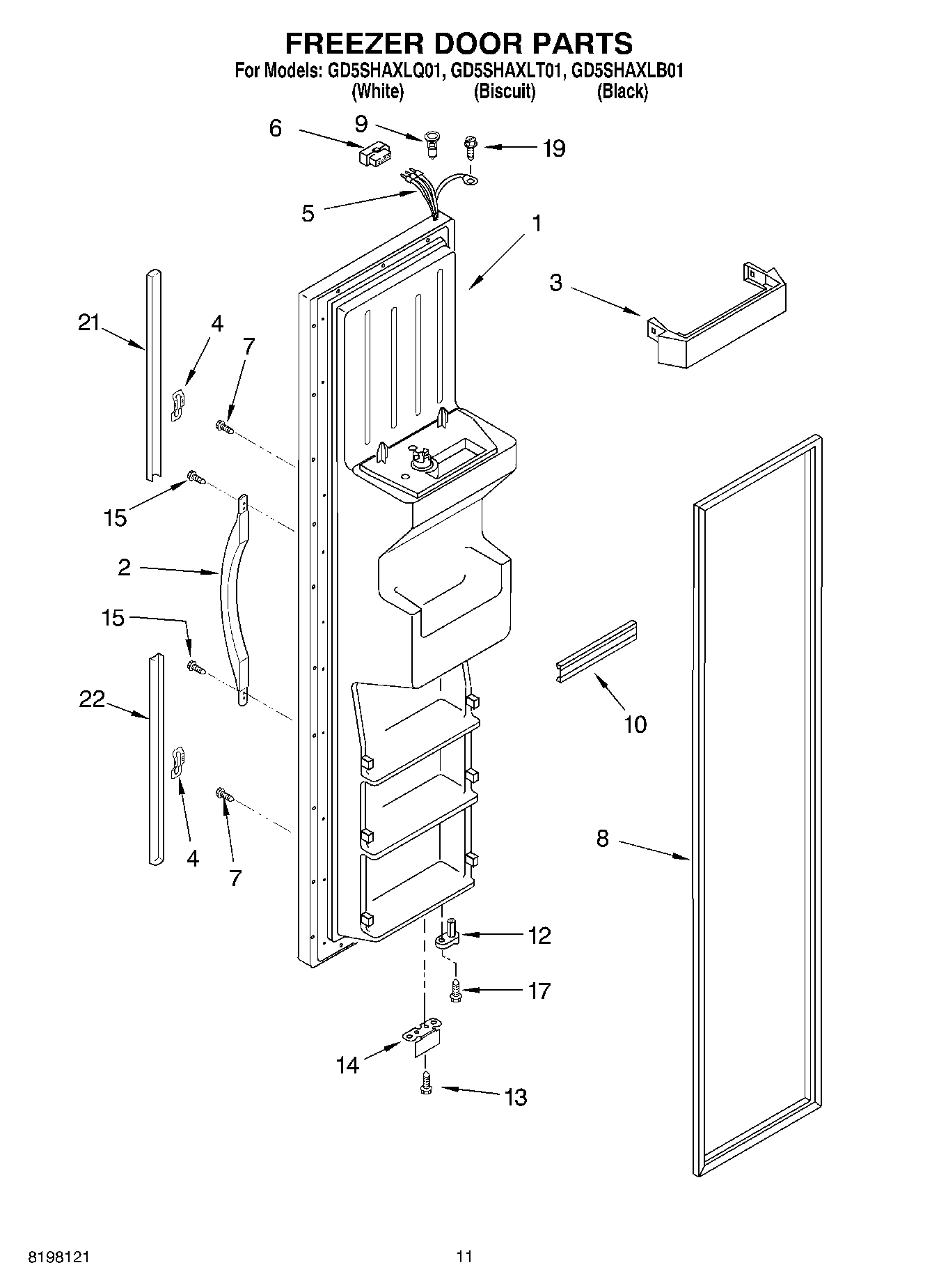 07 - FREEZER DOOR