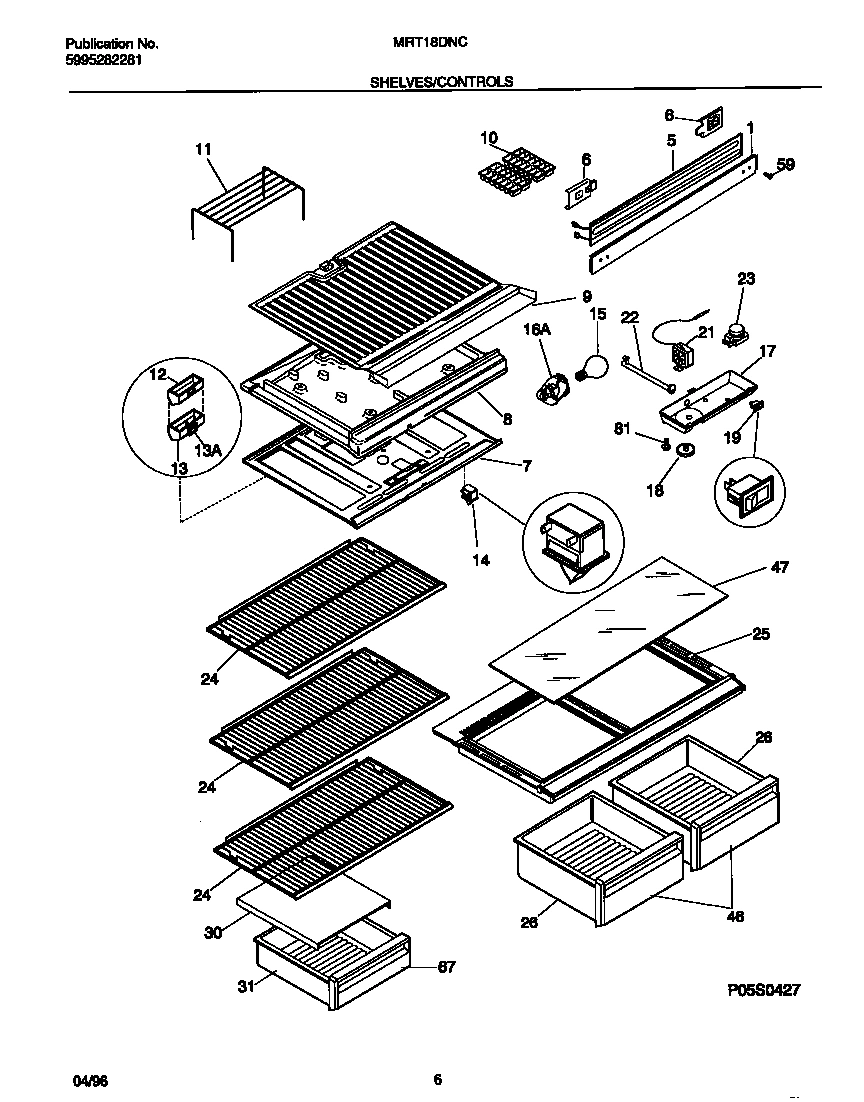 04 - SHELVES/CONTROLS
