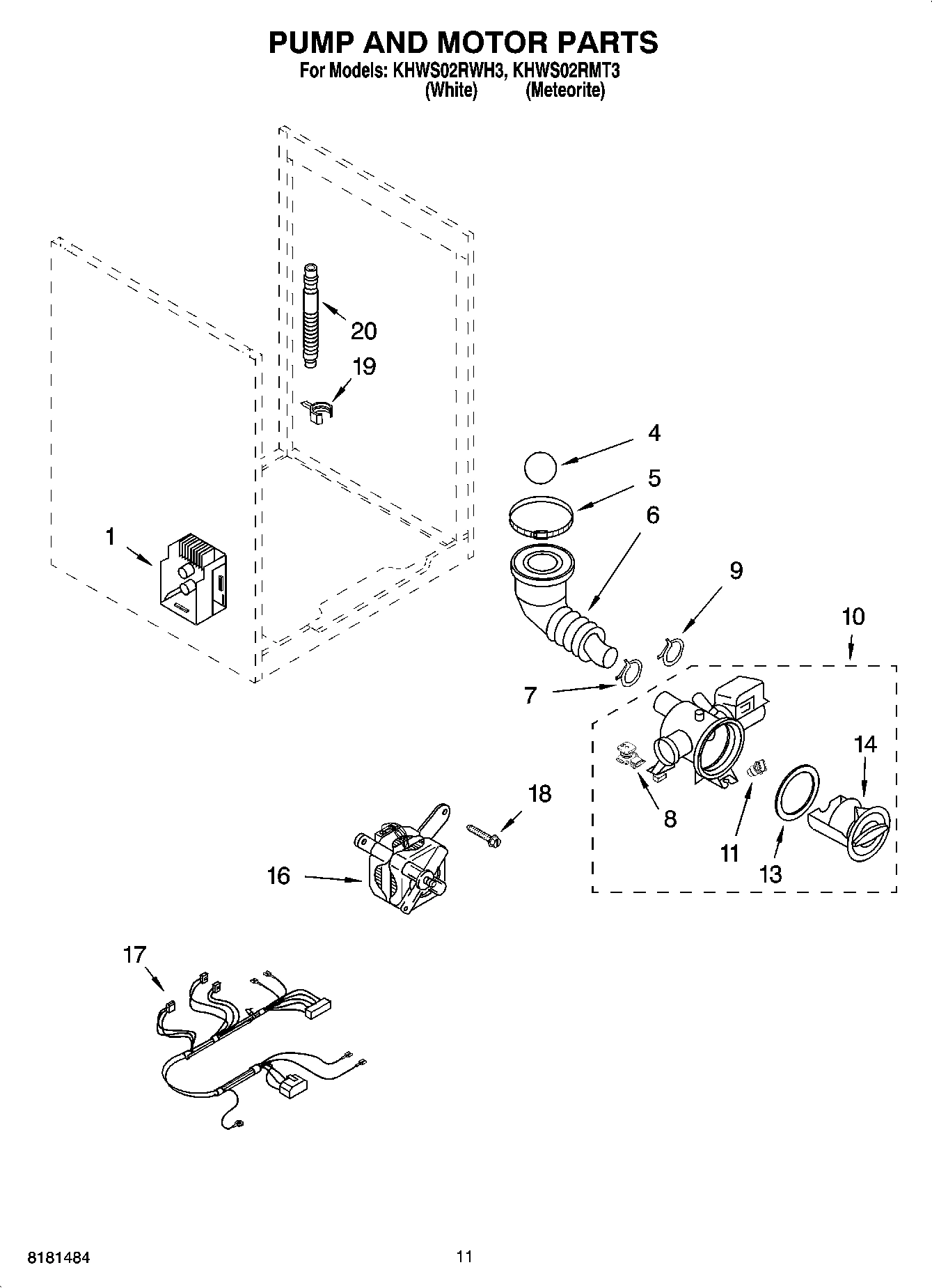 06 - PUMP AND MOTOR PARTS, OPTIONAL PARTS (NOT INCLUDED)