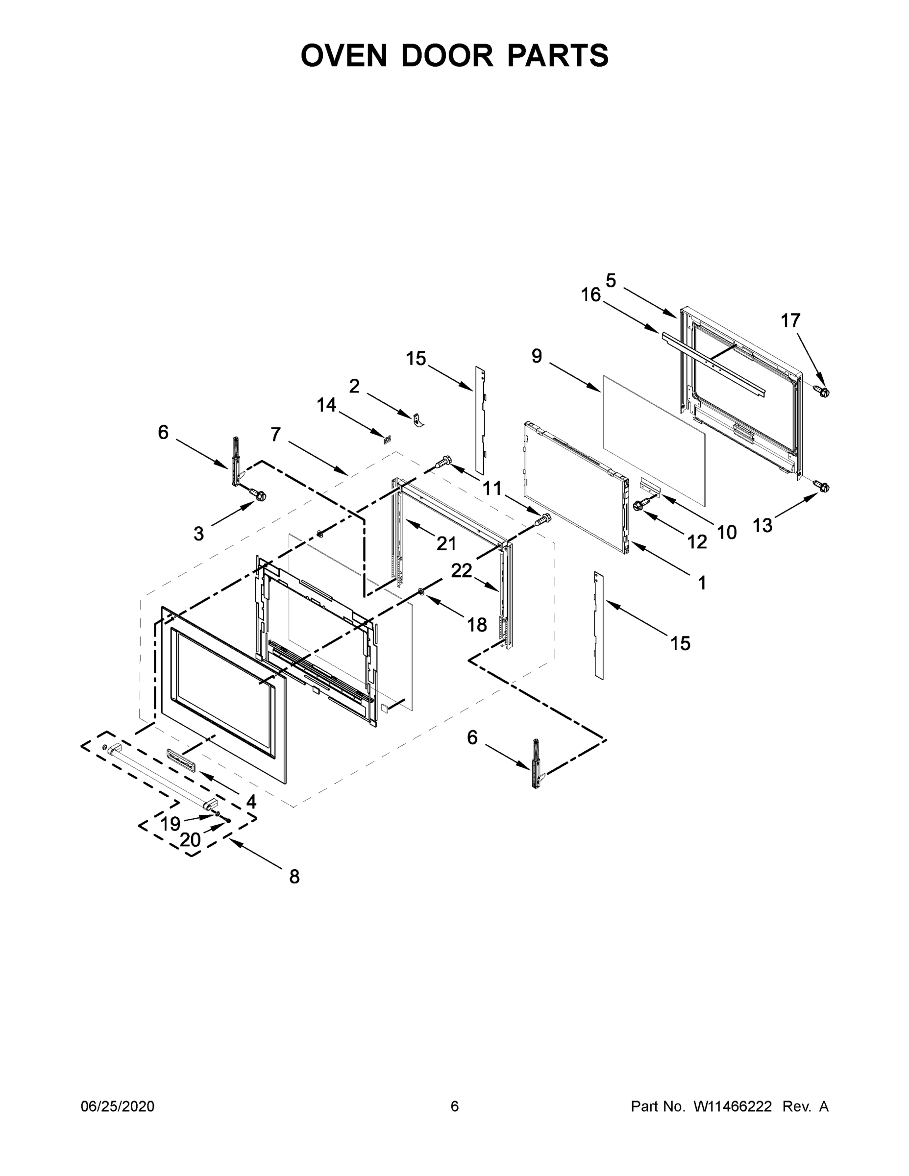 04 - OVEN DOOR PARTS