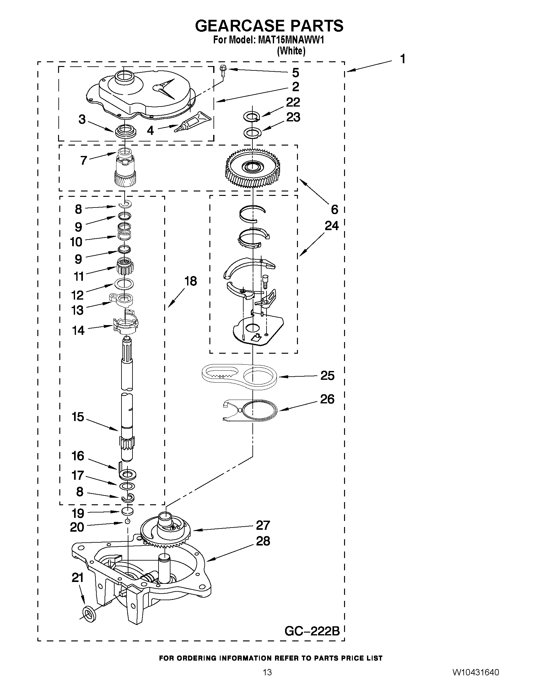 08 - GEARCASE PARTS