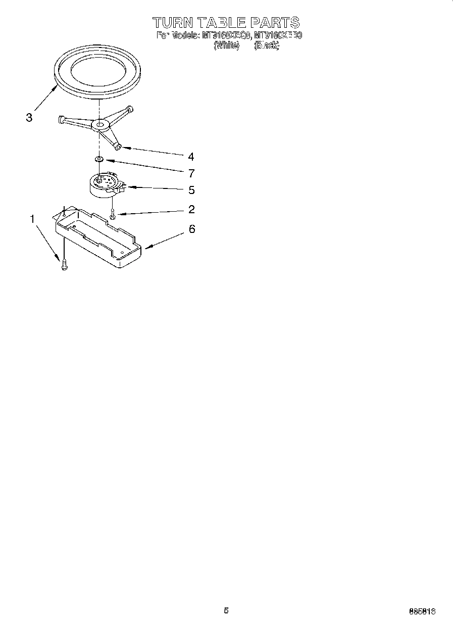 05 - TURN TABLE, LIT/OPTIONAL