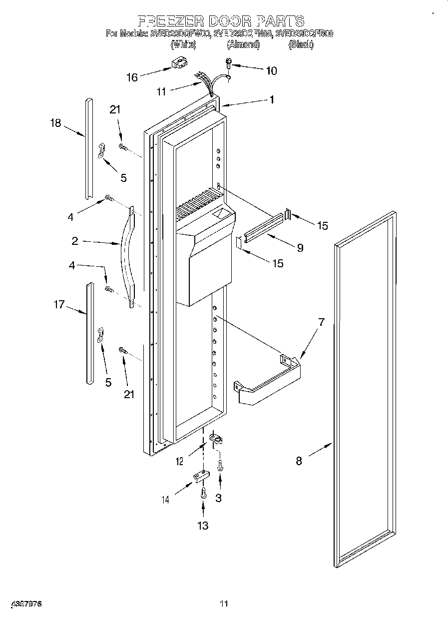 07 - FREEZER DOOR