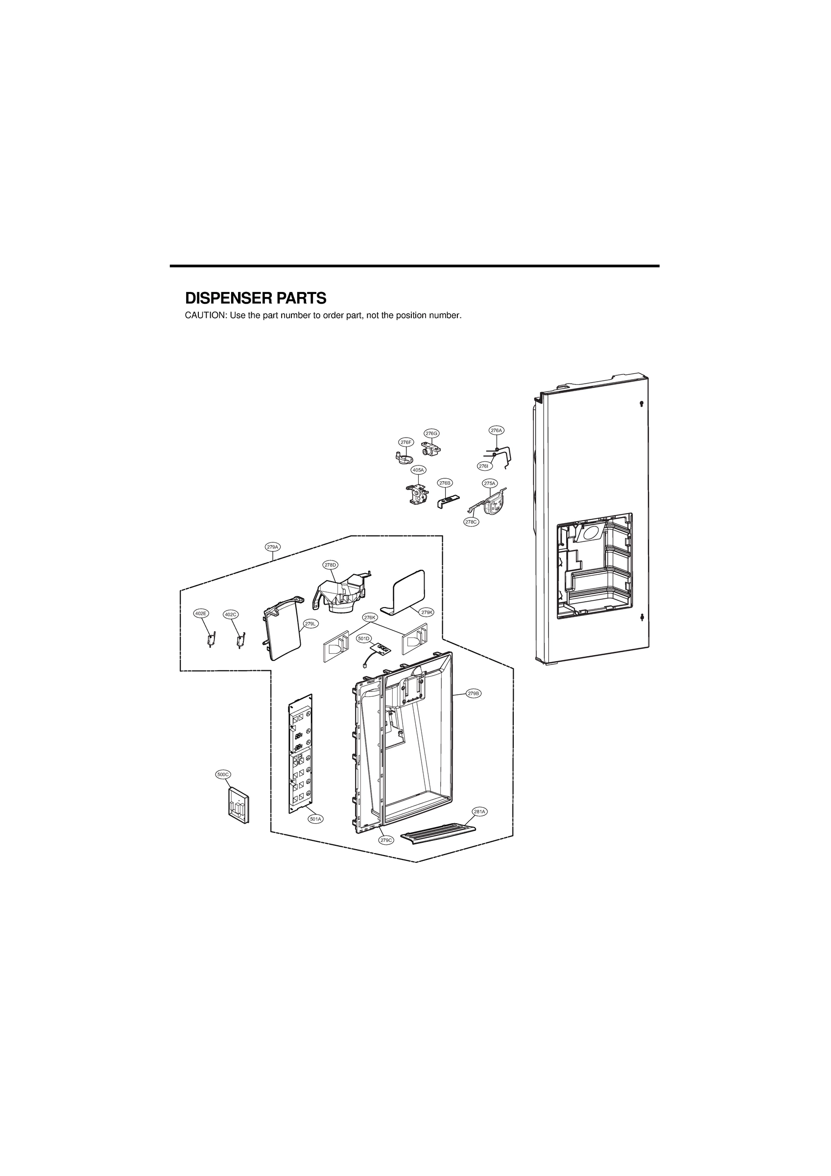 DISPENSER PARTS