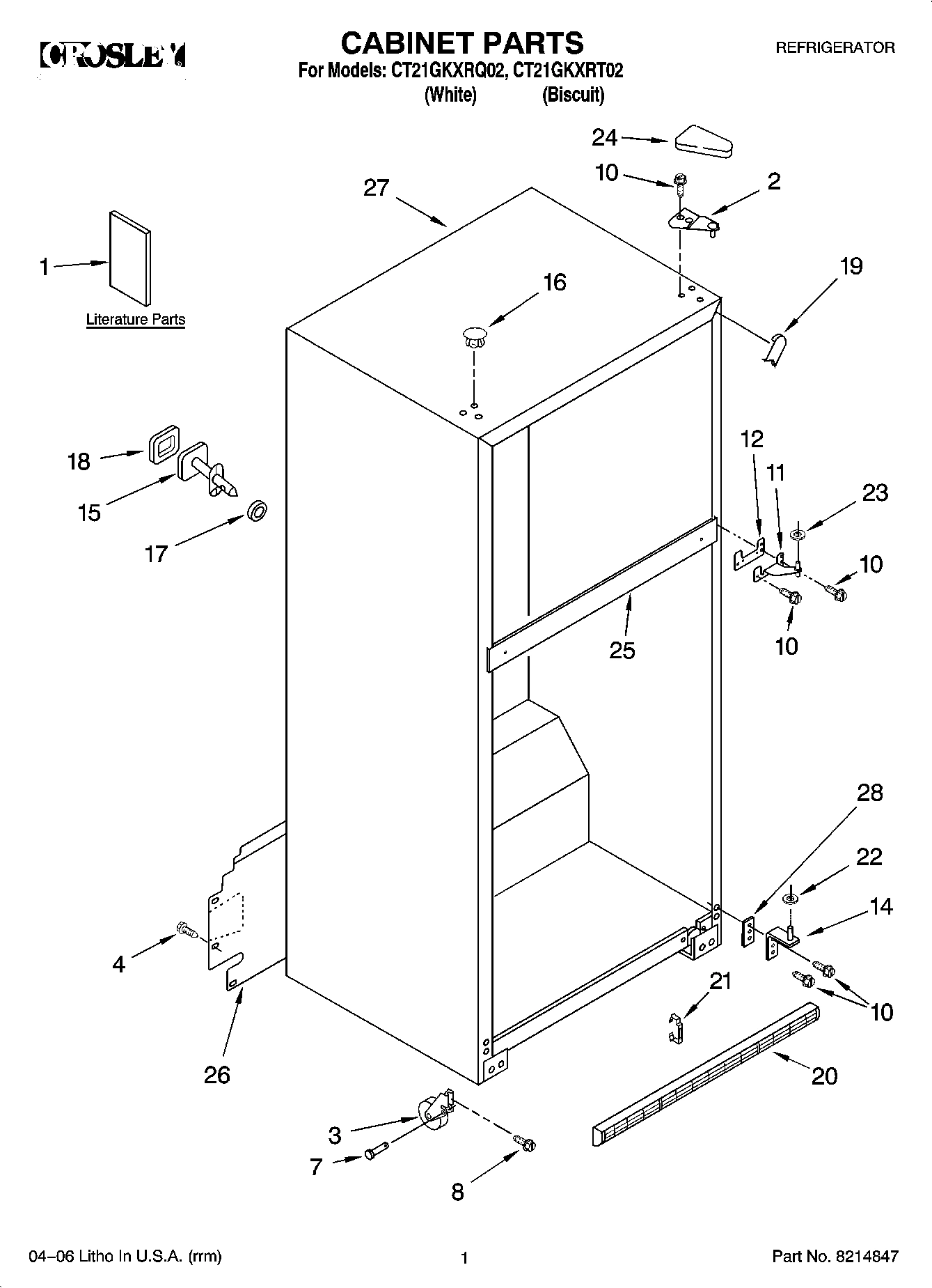 01 - CABINET PARTS