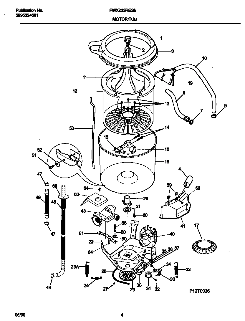 03 - P12T0036 WSHR MTR,HOSE