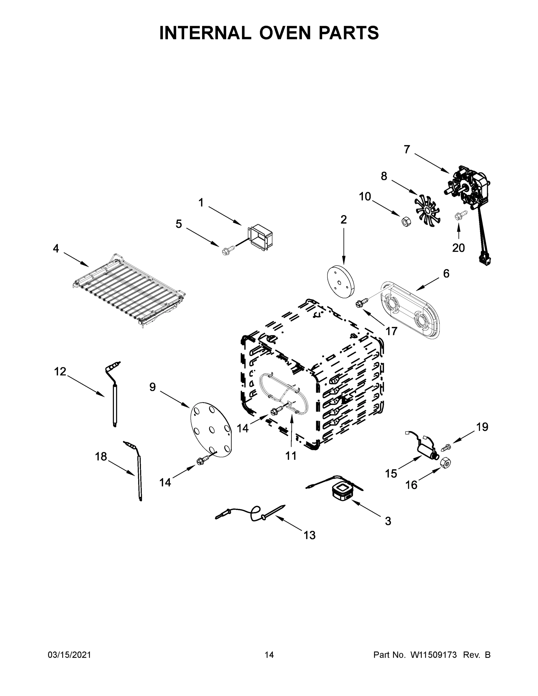 08 - INTERNAL OVEN PARTS