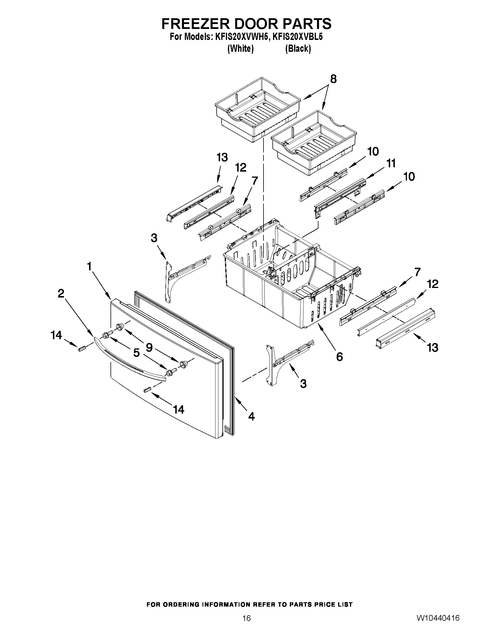 09 - FREEZER DOOR PARTS
