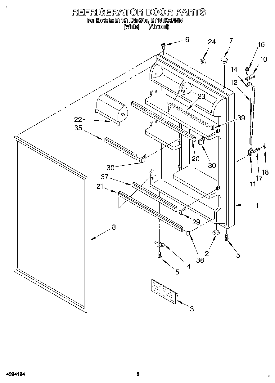 04 - REFRIGERATOR DOOR
