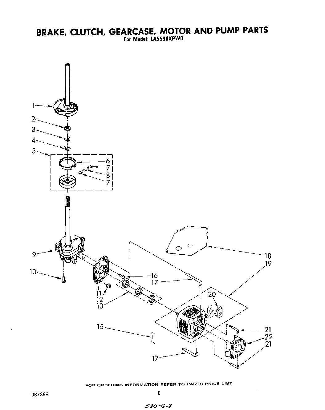 06 - BRAKE, CLUTCH, GEARCASE, MOTOR AND PUMP