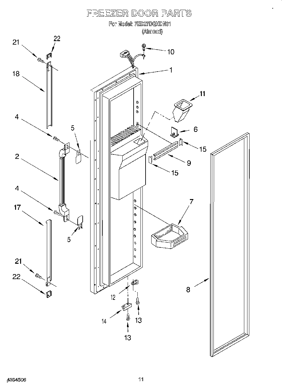 07 - FREEZER DOOR