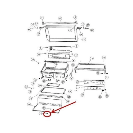 211359P Fisher & Paykel BBQ Nylon Lock Nut He