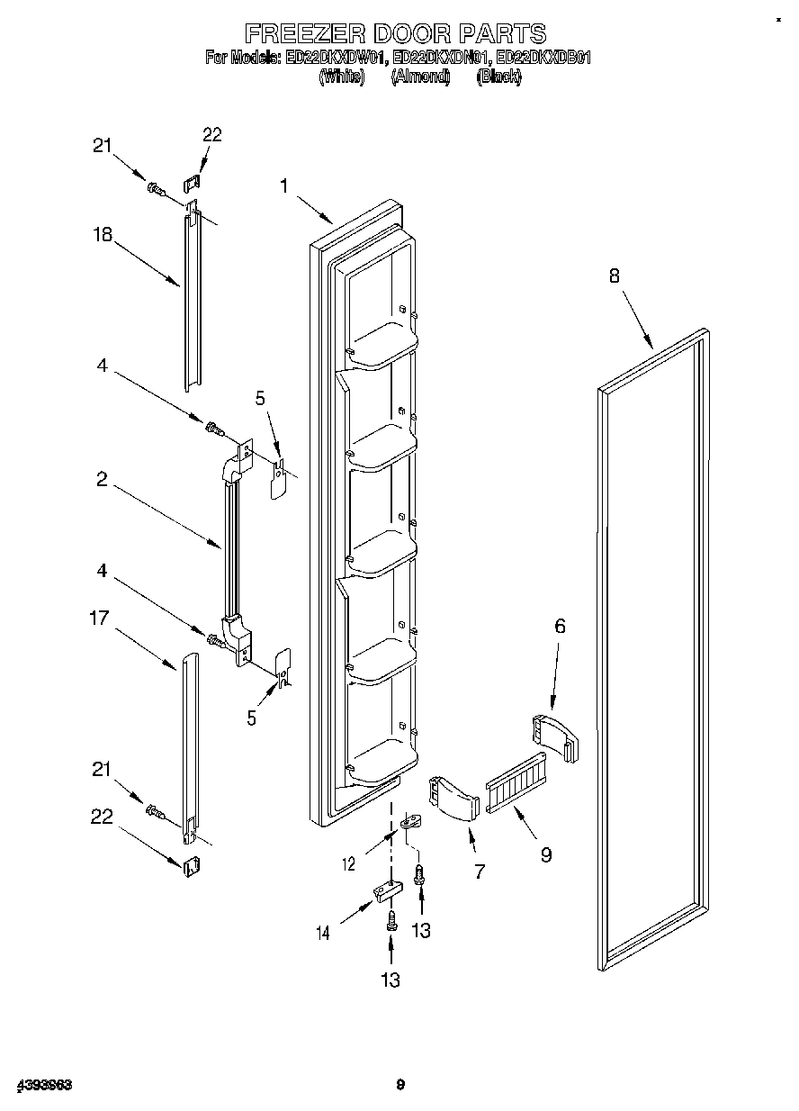 07 - FREEZER DOOR