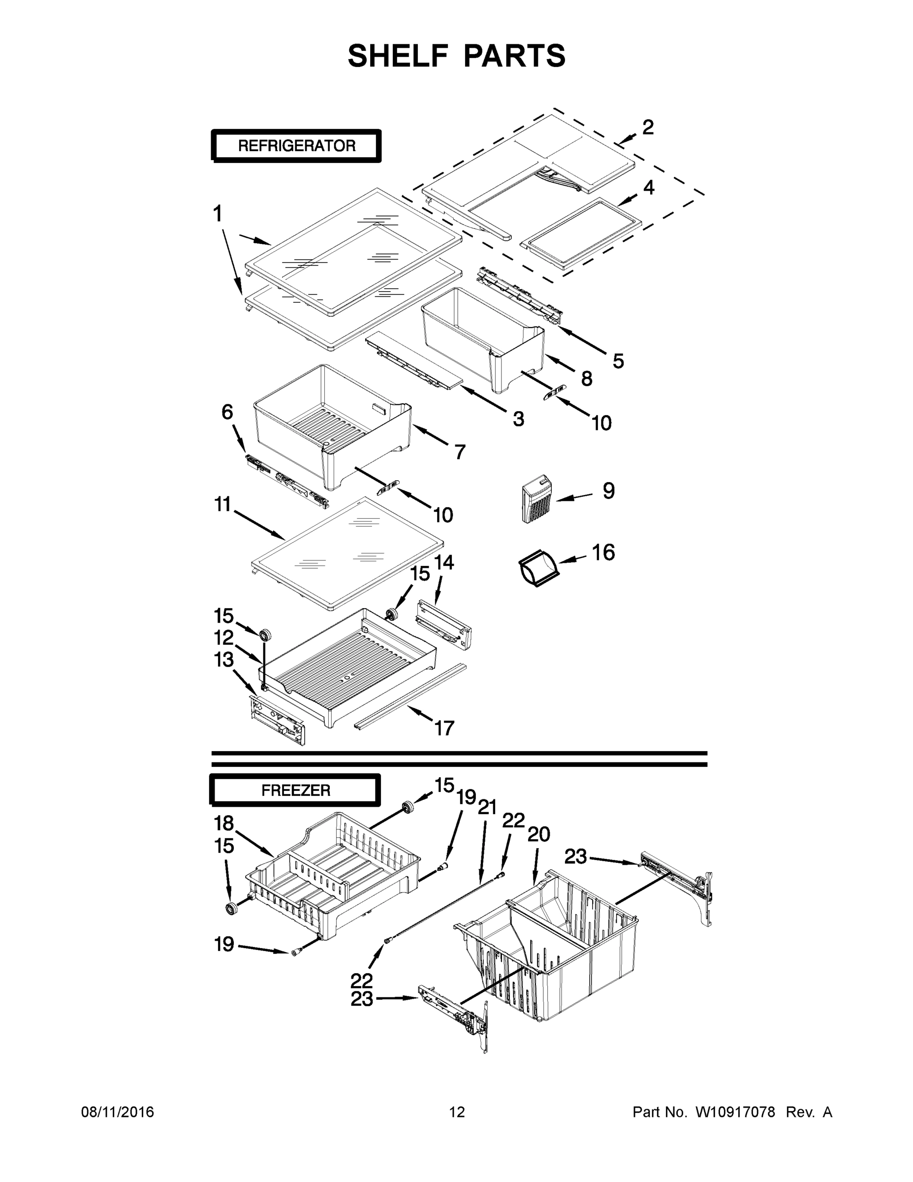 07 - SHELF PARTS