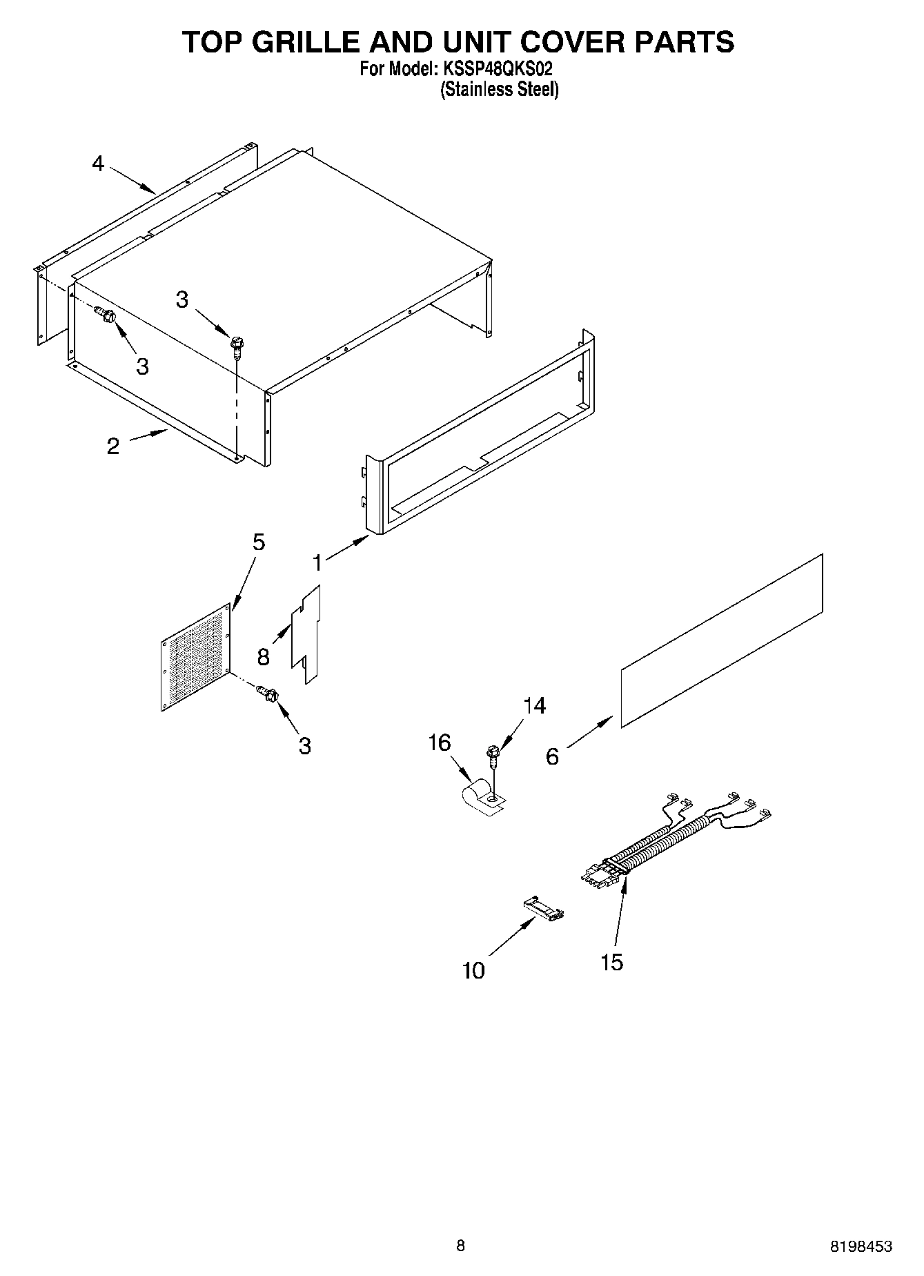 06 - TOP GRILLE AND UNIT COVER PARTS