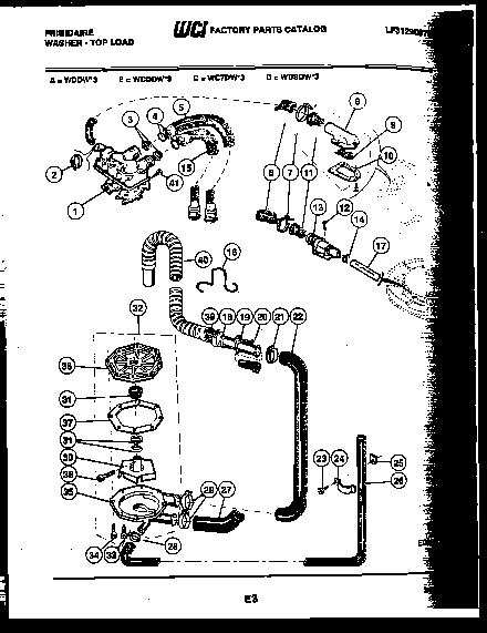 05 - PUMP, WATER VALVE AND WATER INLET
