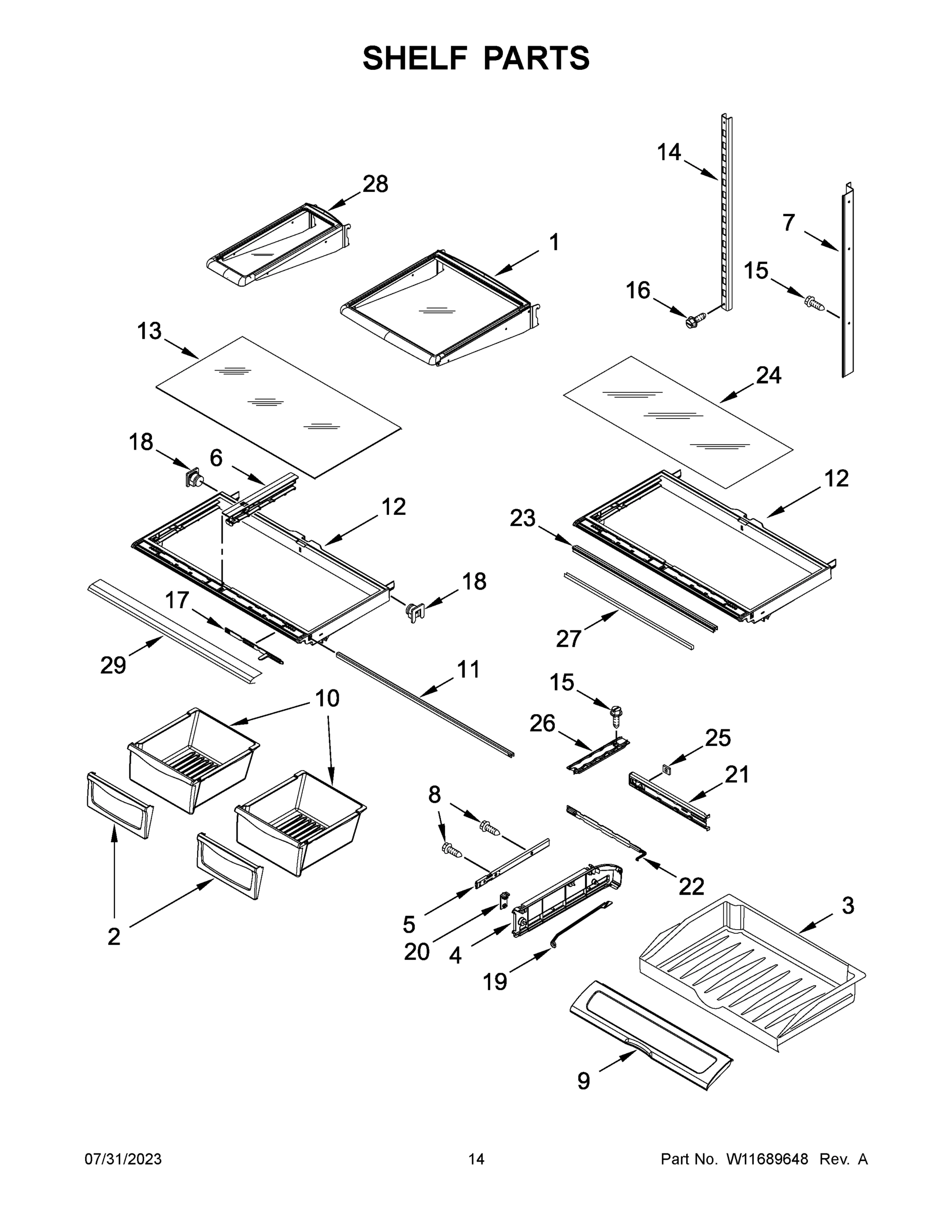 08 - SHELF PARTS