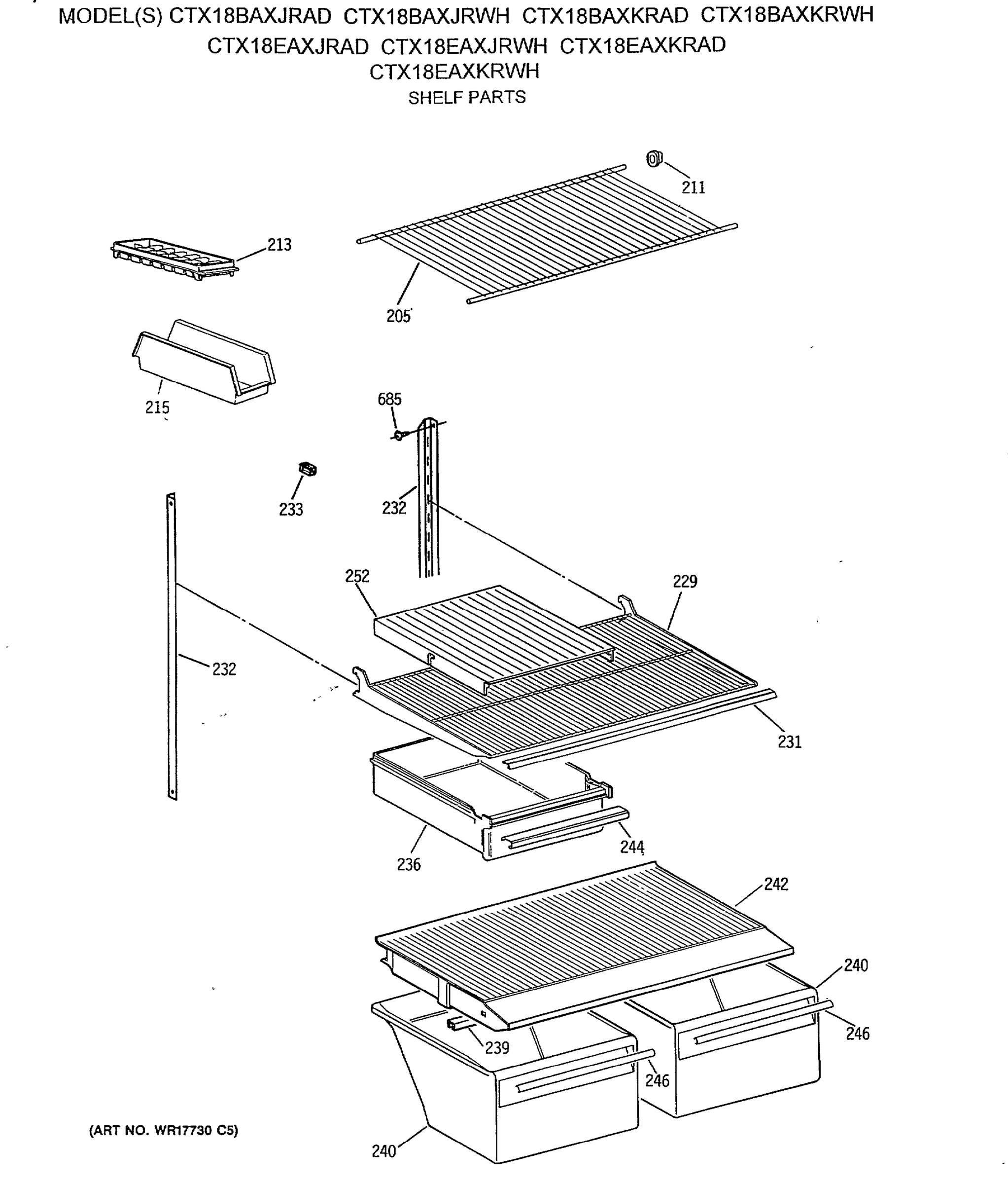 SHELF PARTS