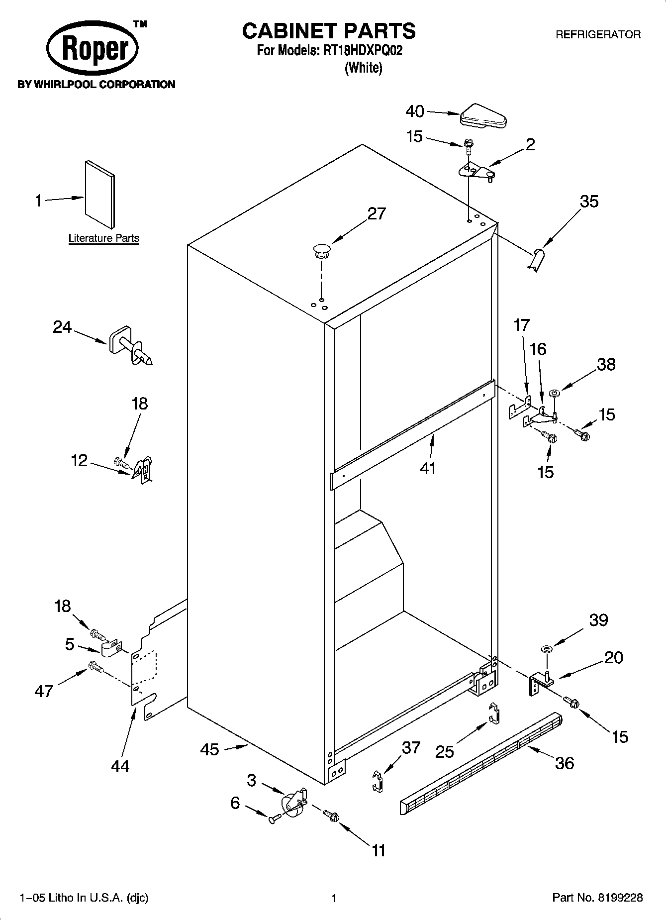 01 - CABINET PARTS