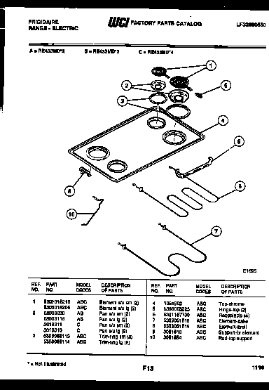 04 - COOKTOP AND BROILER PARTS