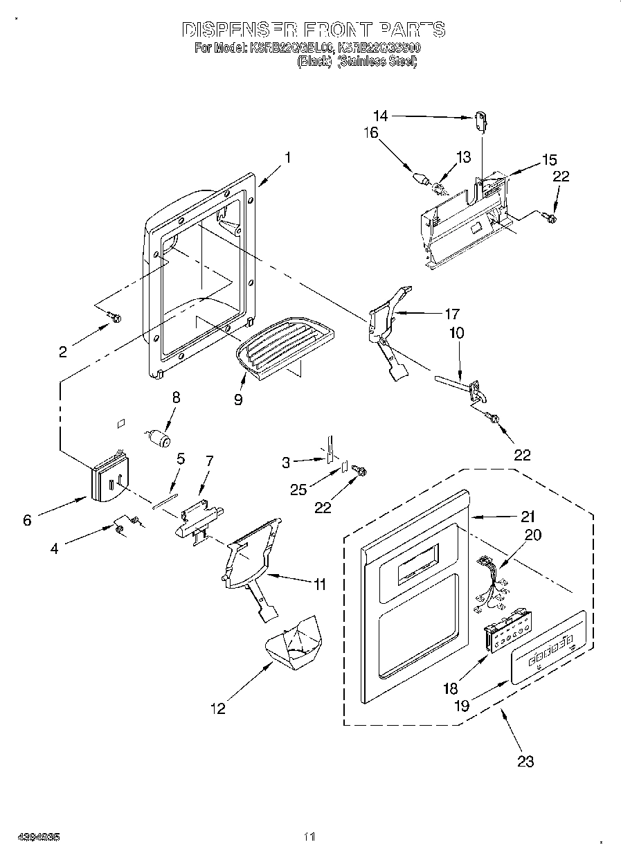 07 - DISPENSER FRONT