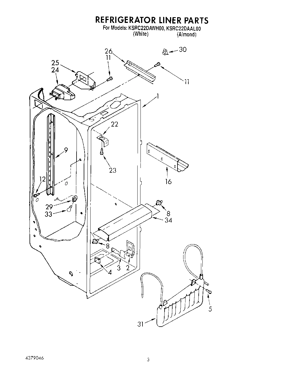 02 - REFRIGERATOR LINER