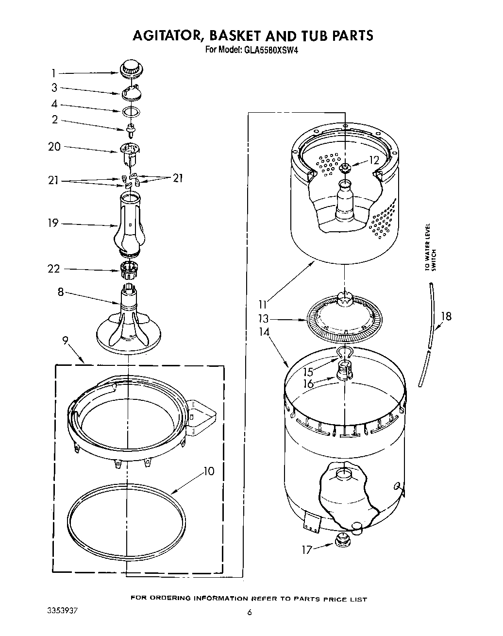 05 - AGITATOR, BASKET AND TUB