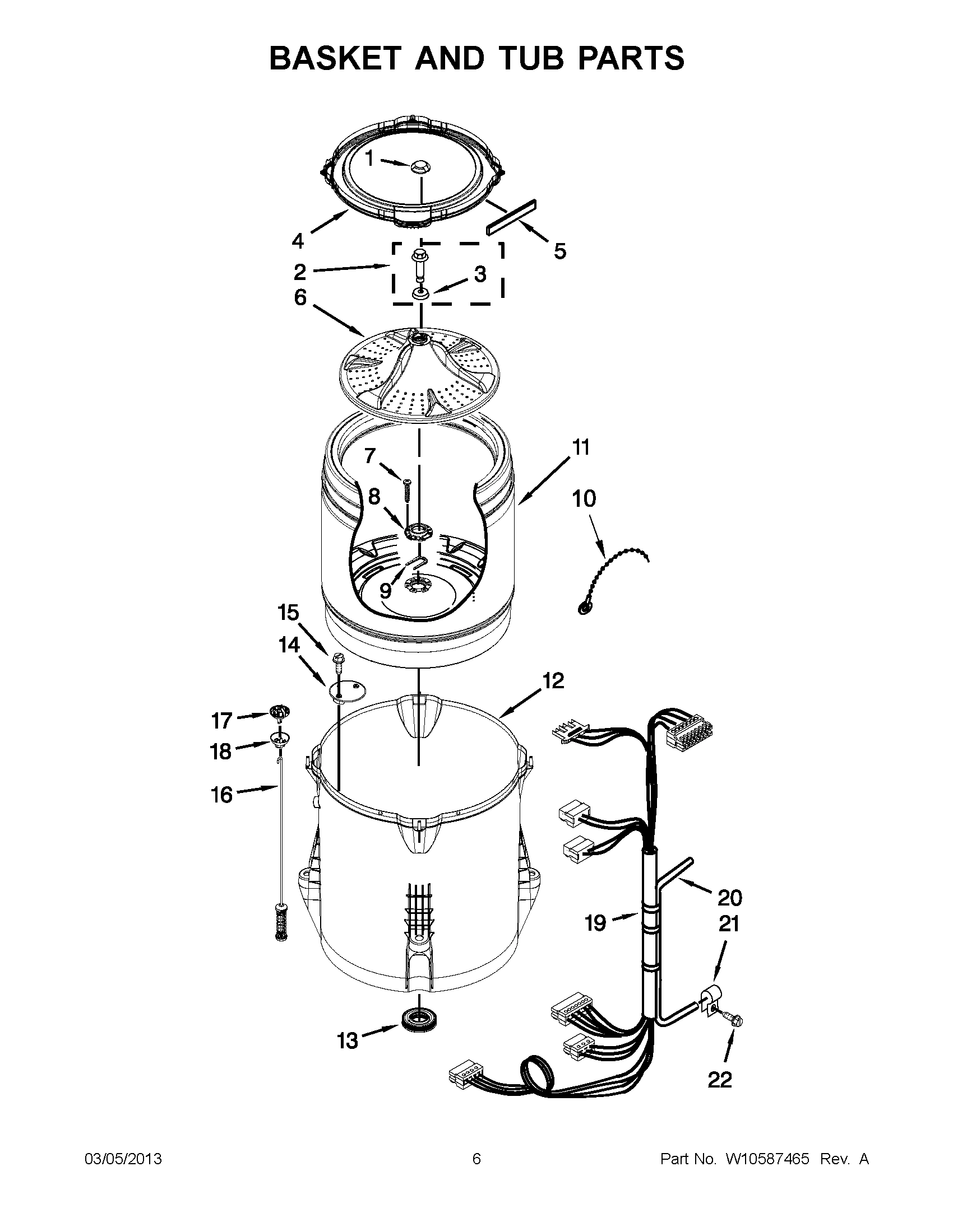 03 - BASKET AND TUB PARTS