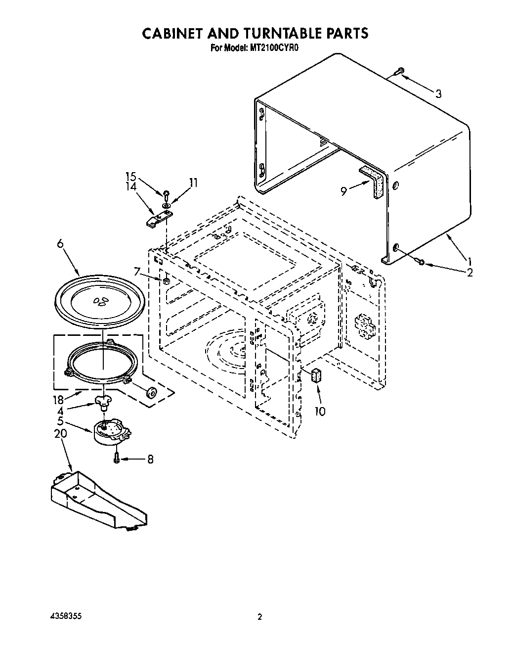 02 - CABINET AND TURNTABLE