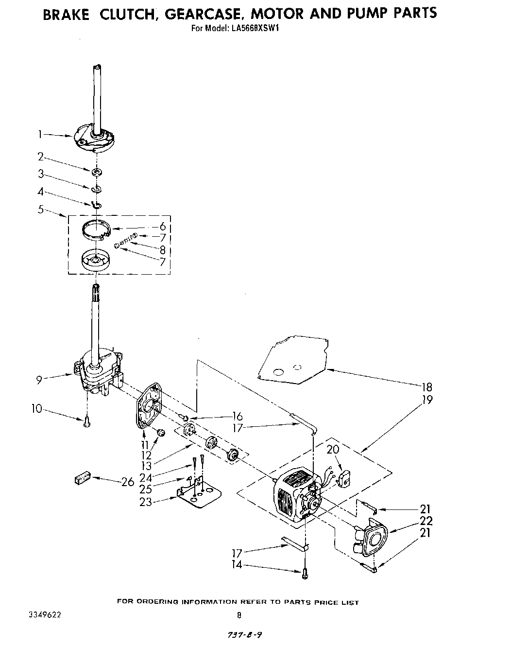 06 - BRAKE, CLUTCH, GEARCASE, MOTOR AND PUMP