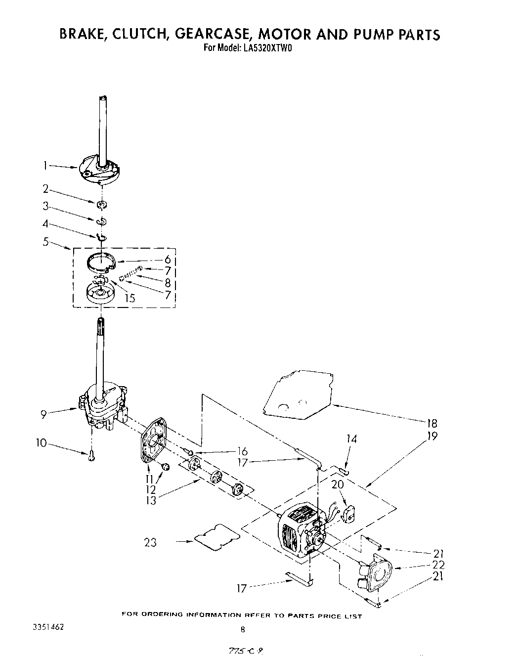 06 - BRAKE, CLUTCH, GEARCASE, MOTOR AND PUMP