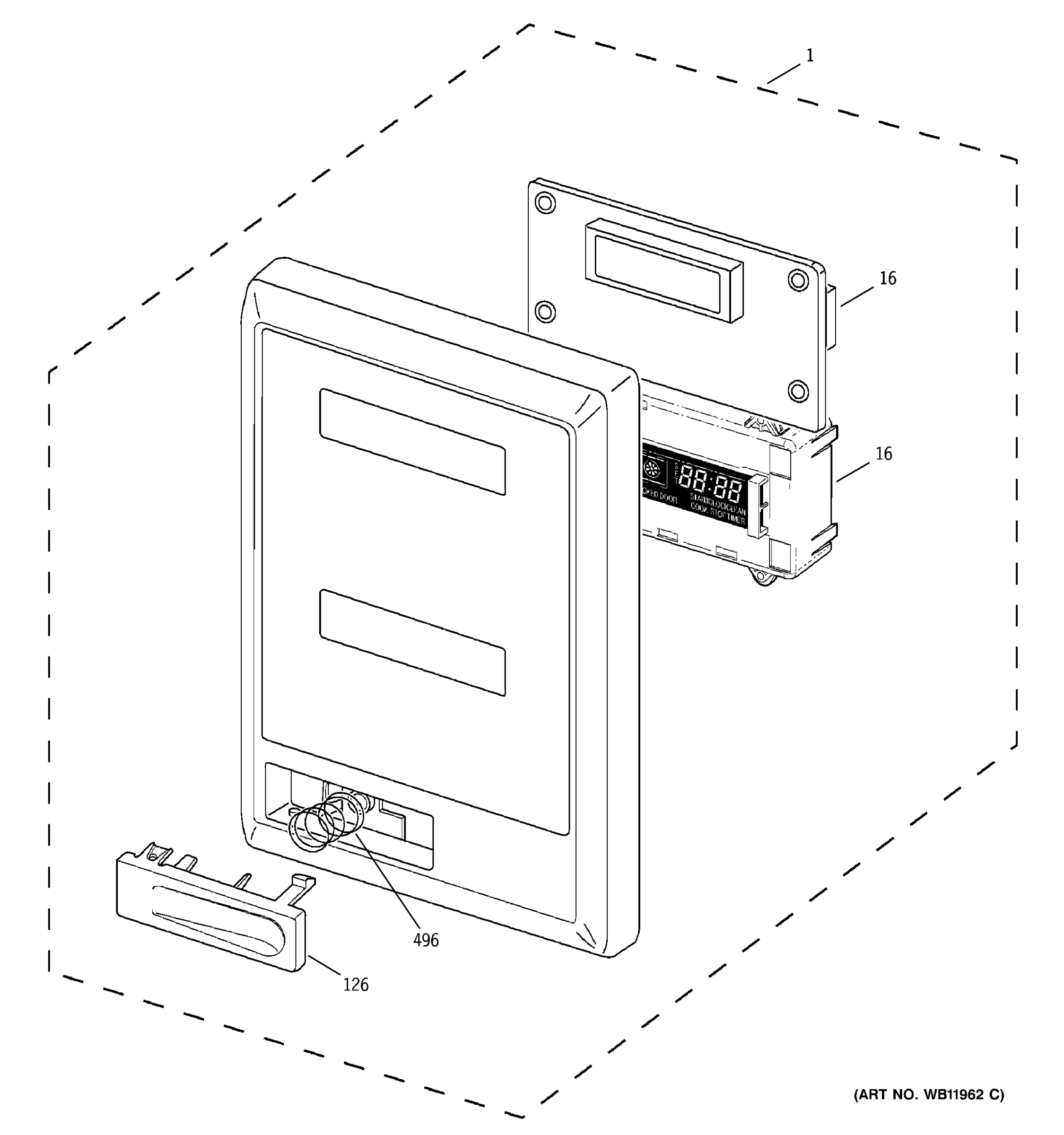 MICROWAVE CONTROL PANEL