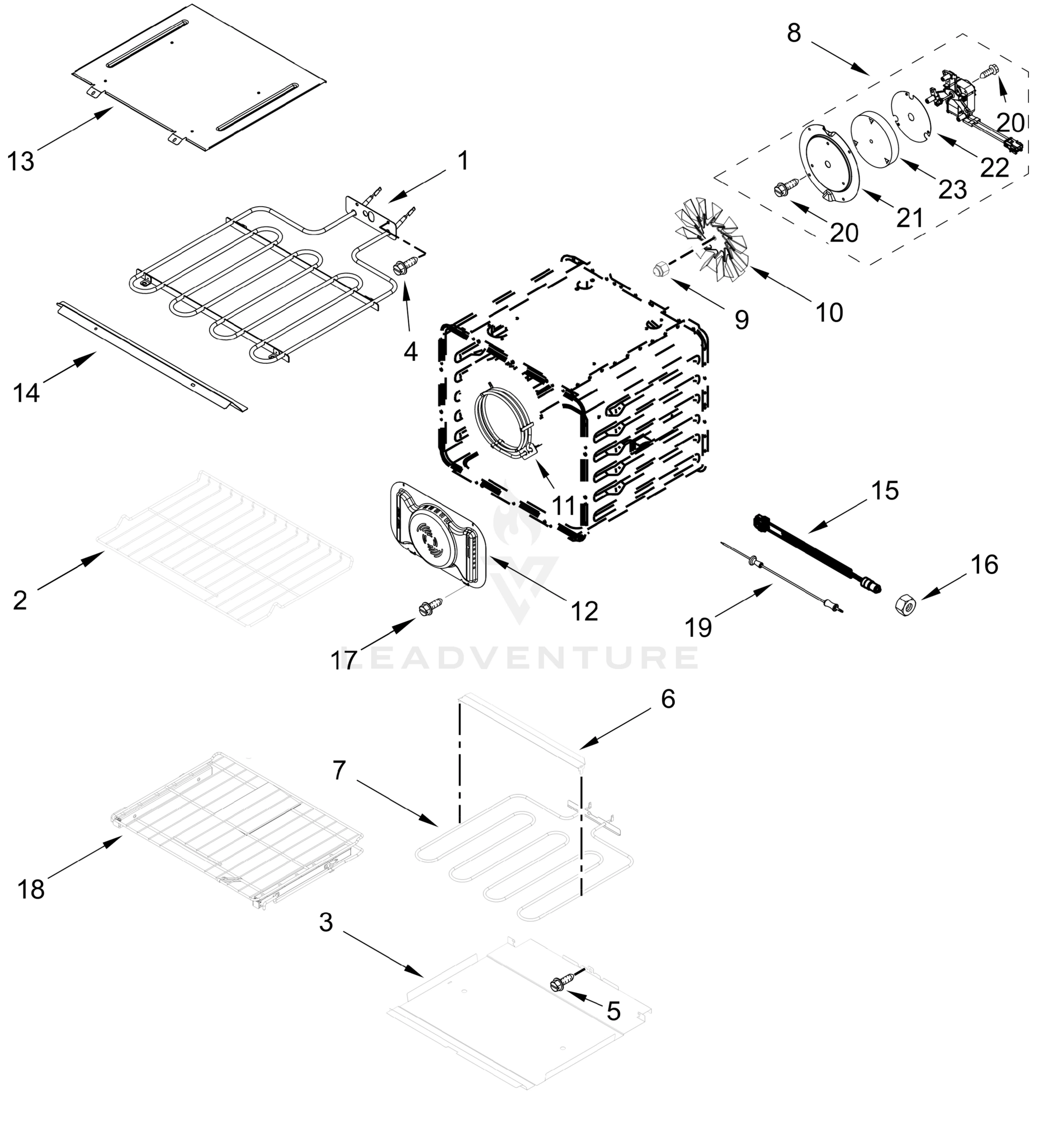 INTERNAL OVEN PARTS