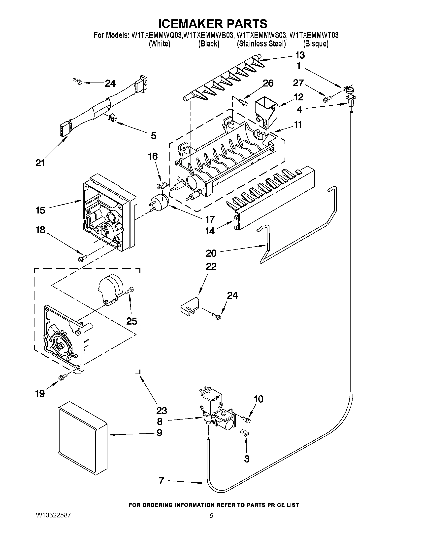 05 - ICEMAKER PARTS