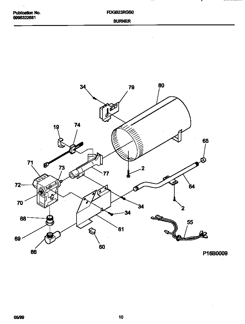 06 - P16B0009 BURNER,VALVE