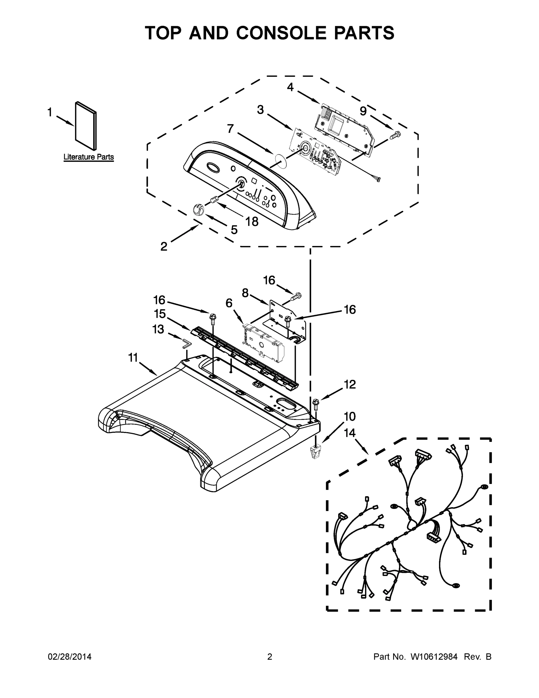02 - TOP AND CONSOLE PARTS