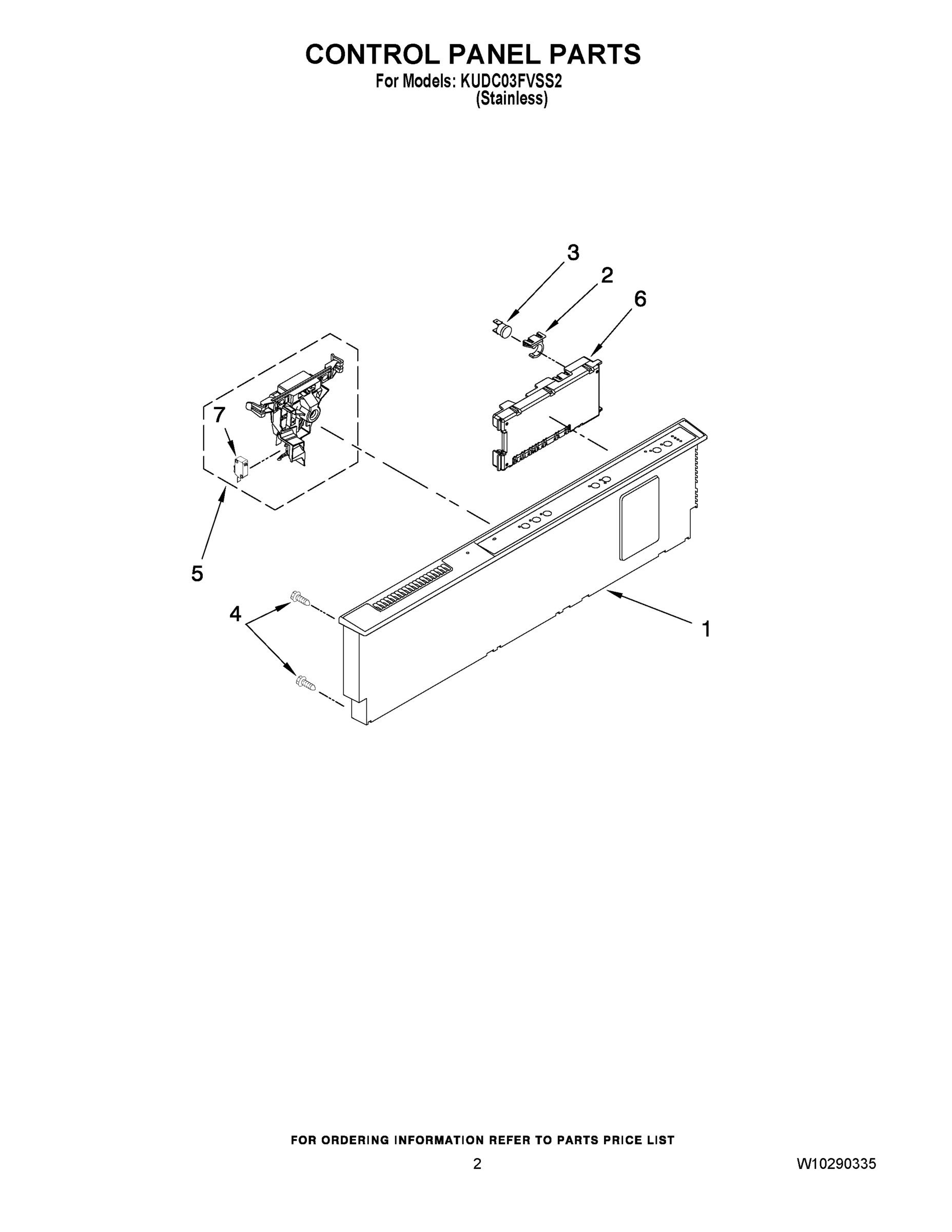 02 - CONTROL PANEL PARTS
