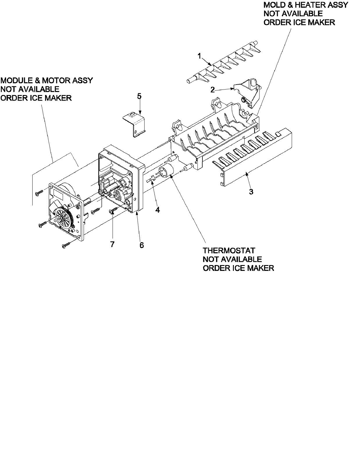 08 - ICE MAKER 61005508