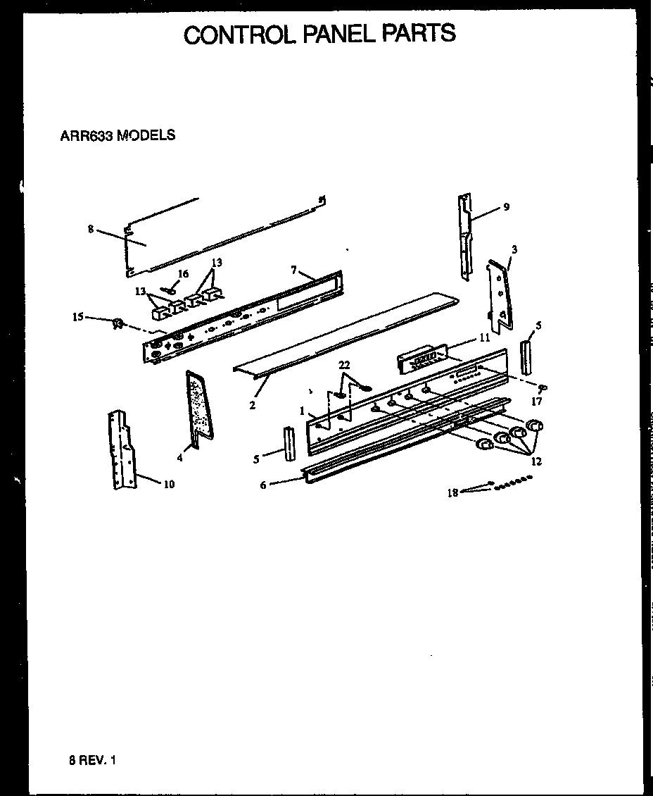 03 - CONTROL PANEL PARTS