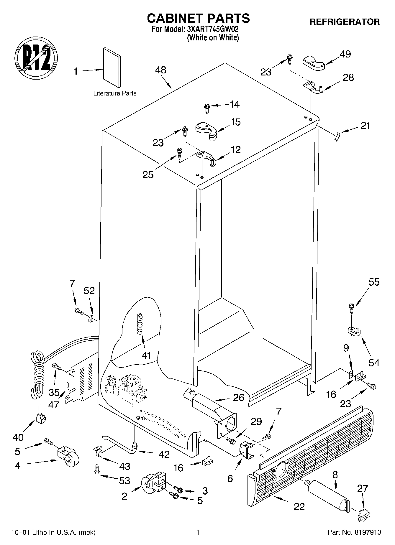 01 - CABINET, LITERATURE