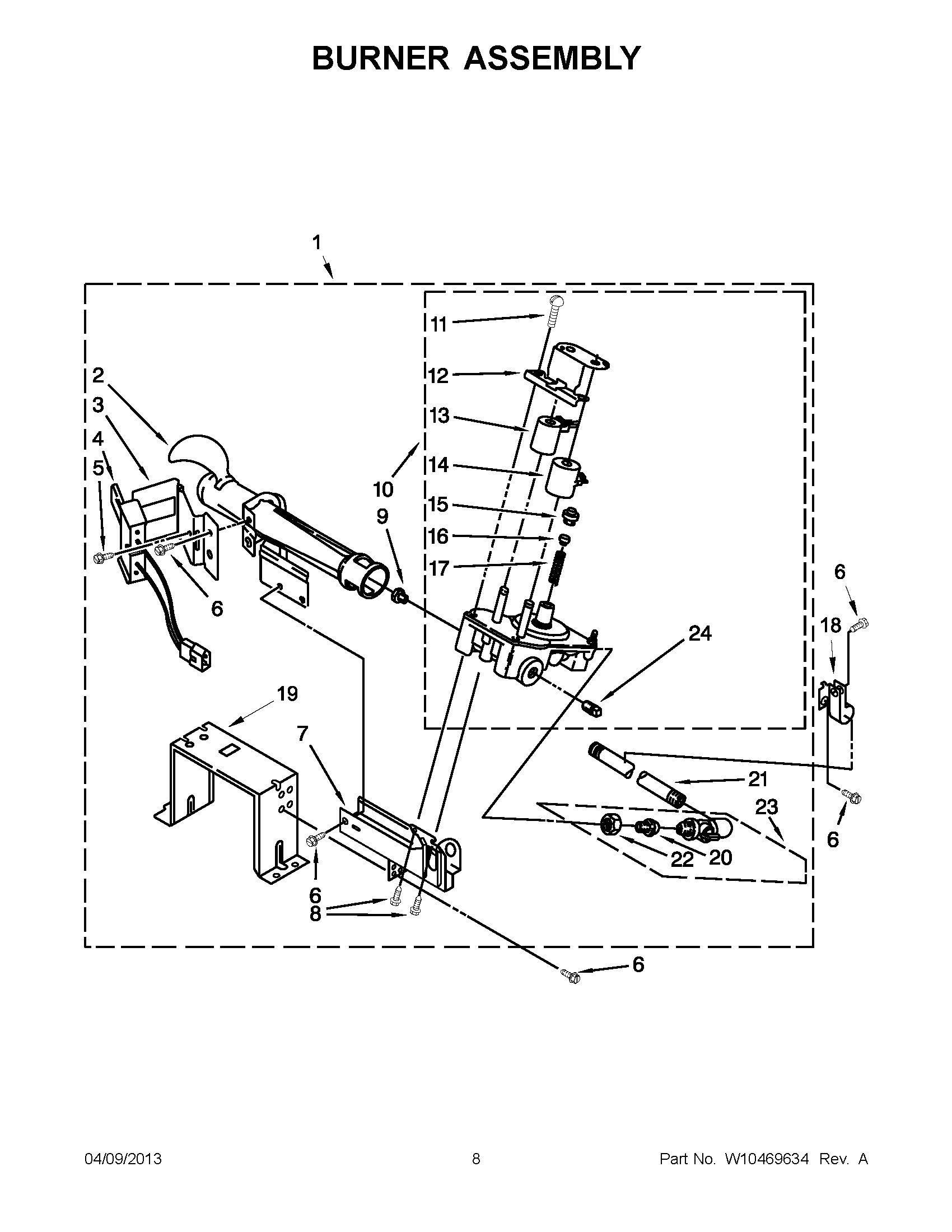 04 - BURNER ASSEMBLY