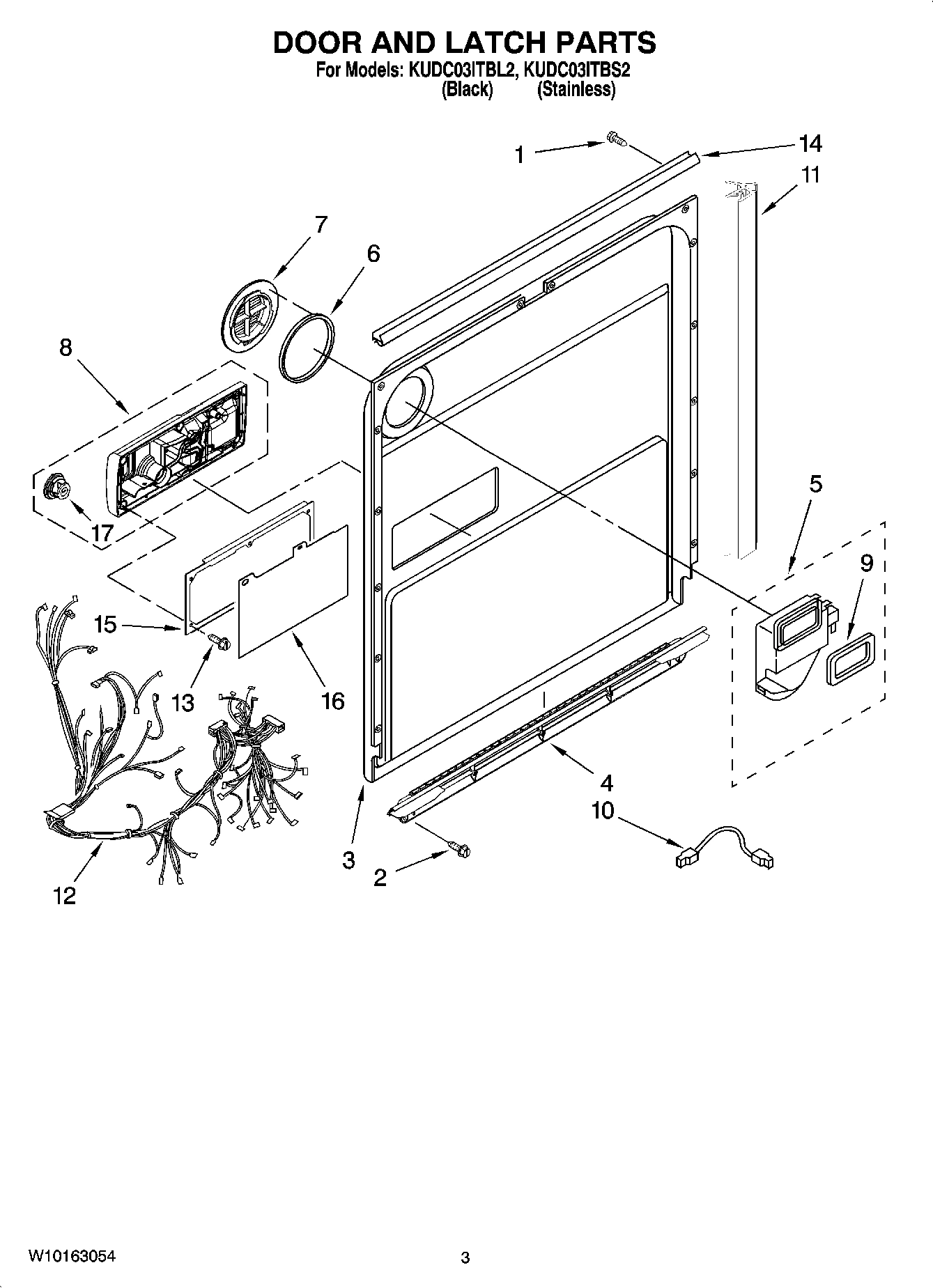 03 - DOOR AND LATCH PARTS