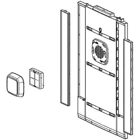 ADJ73292122 LG Multi Duct Assembly