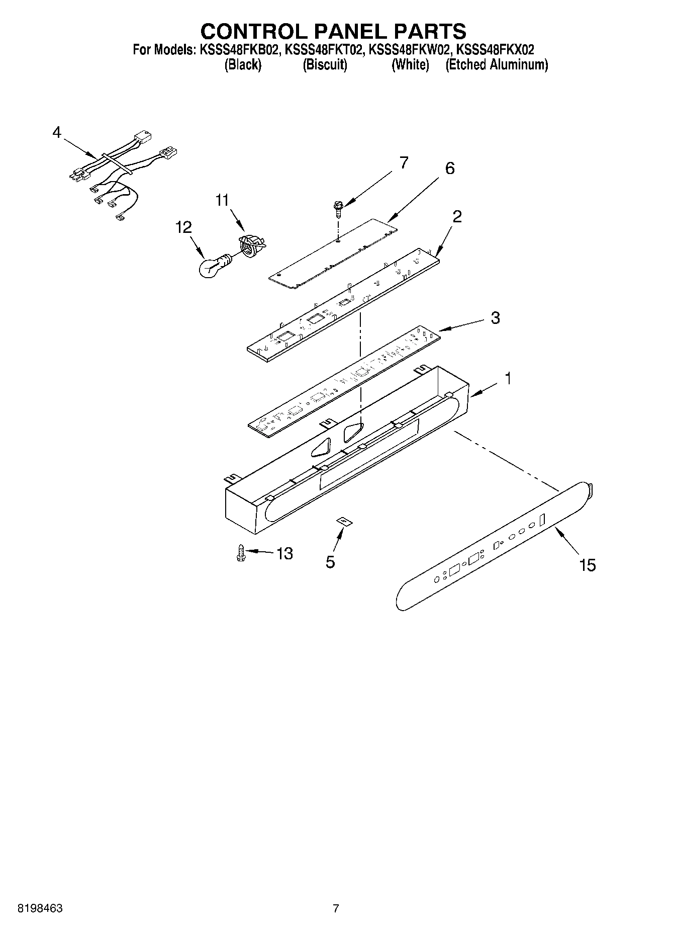 05 - CONTROL PANEL PARTS
