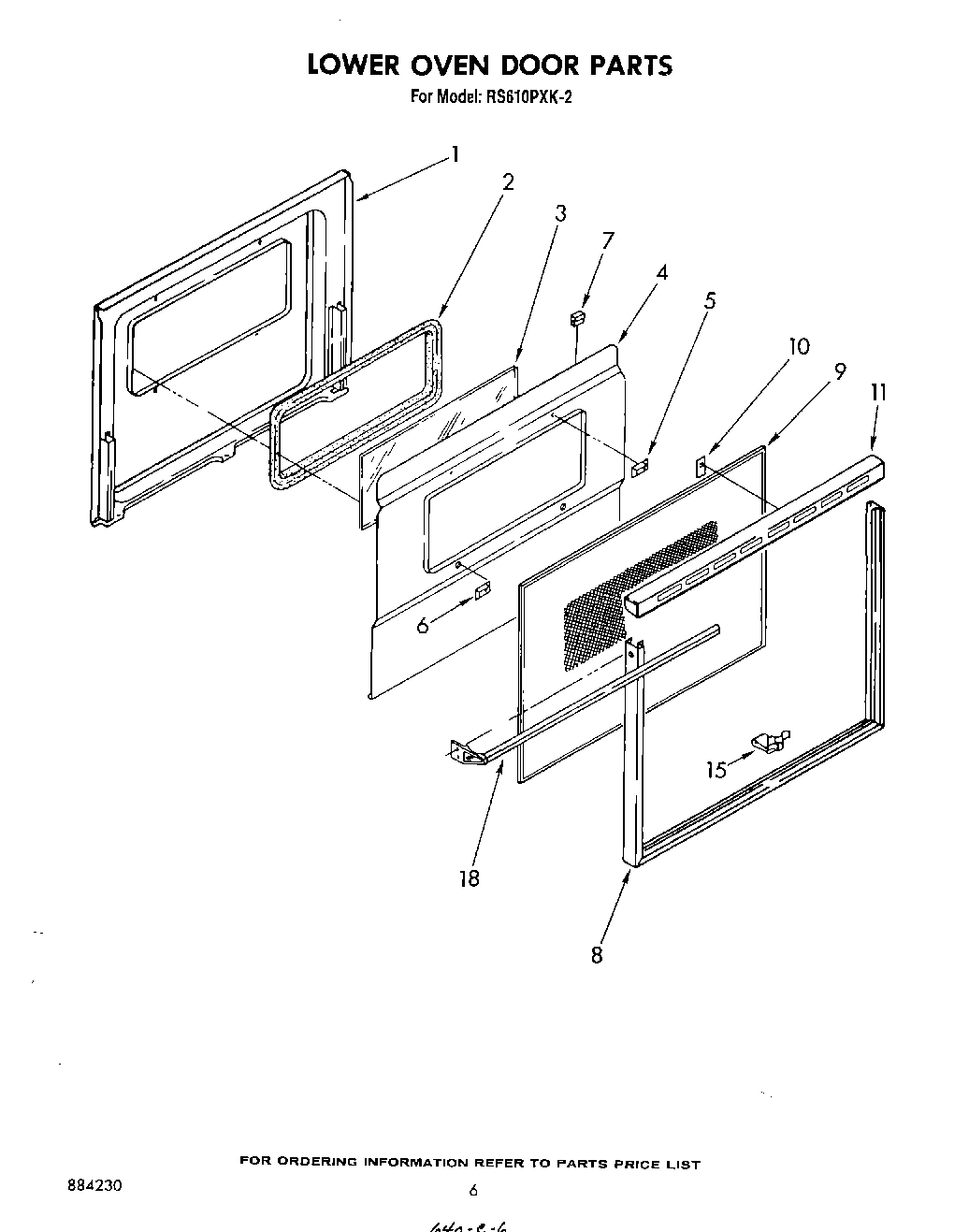 04 - LOWER OVEN DOOR , LITERATURE AND OPTIONAL
