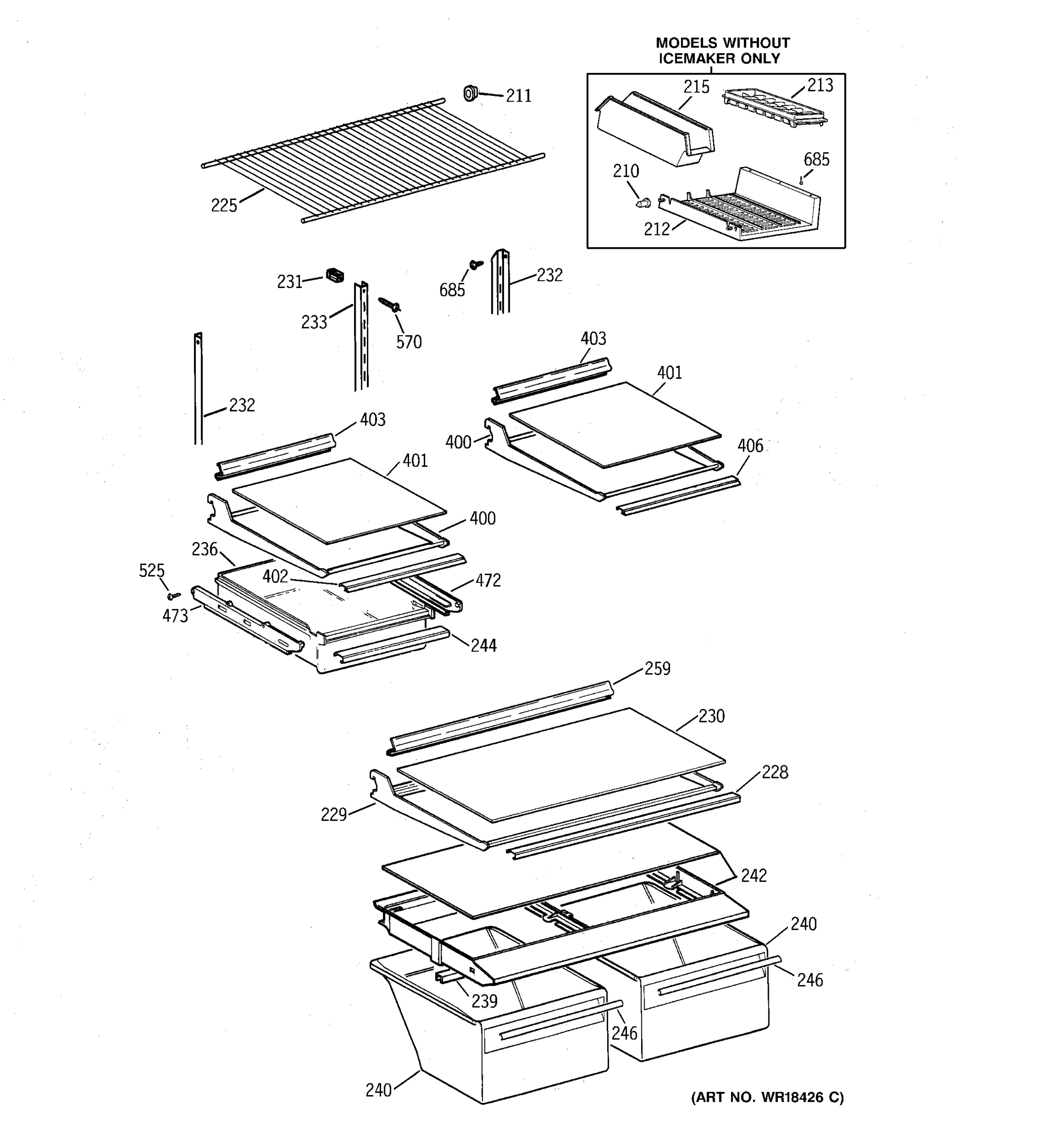SHELF PARTS