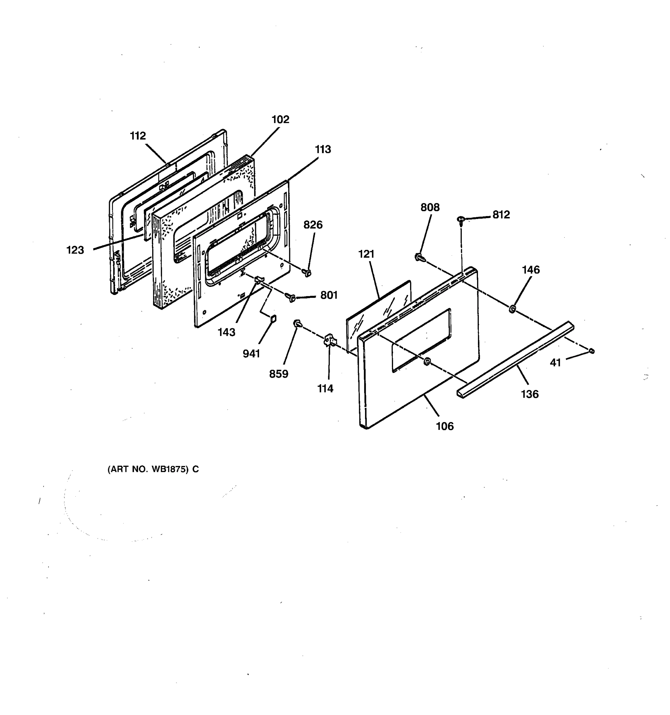 OVEN DOOR
